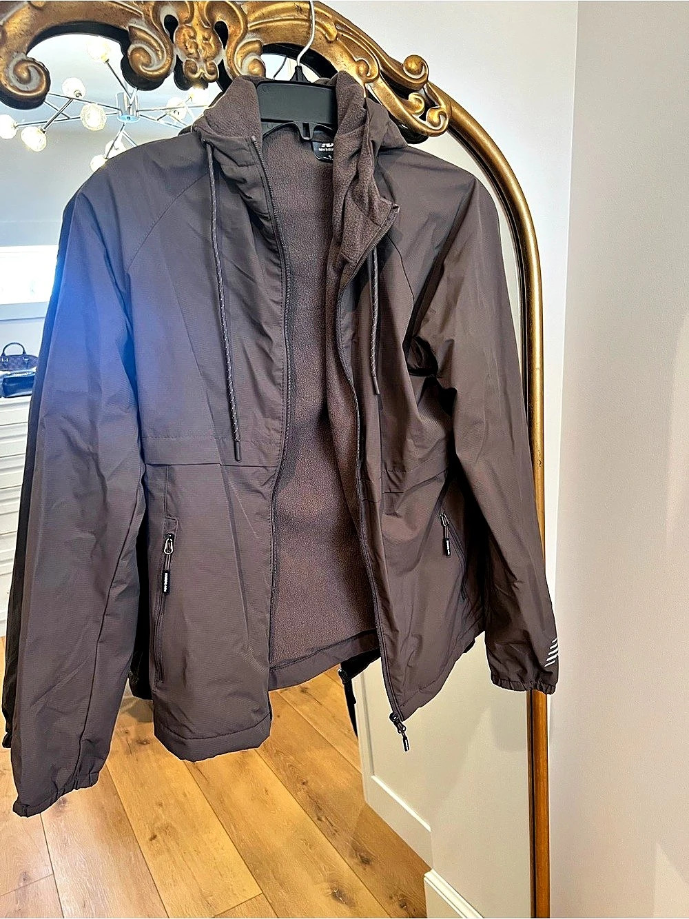 New balance Women's Brown Hooded Jacket